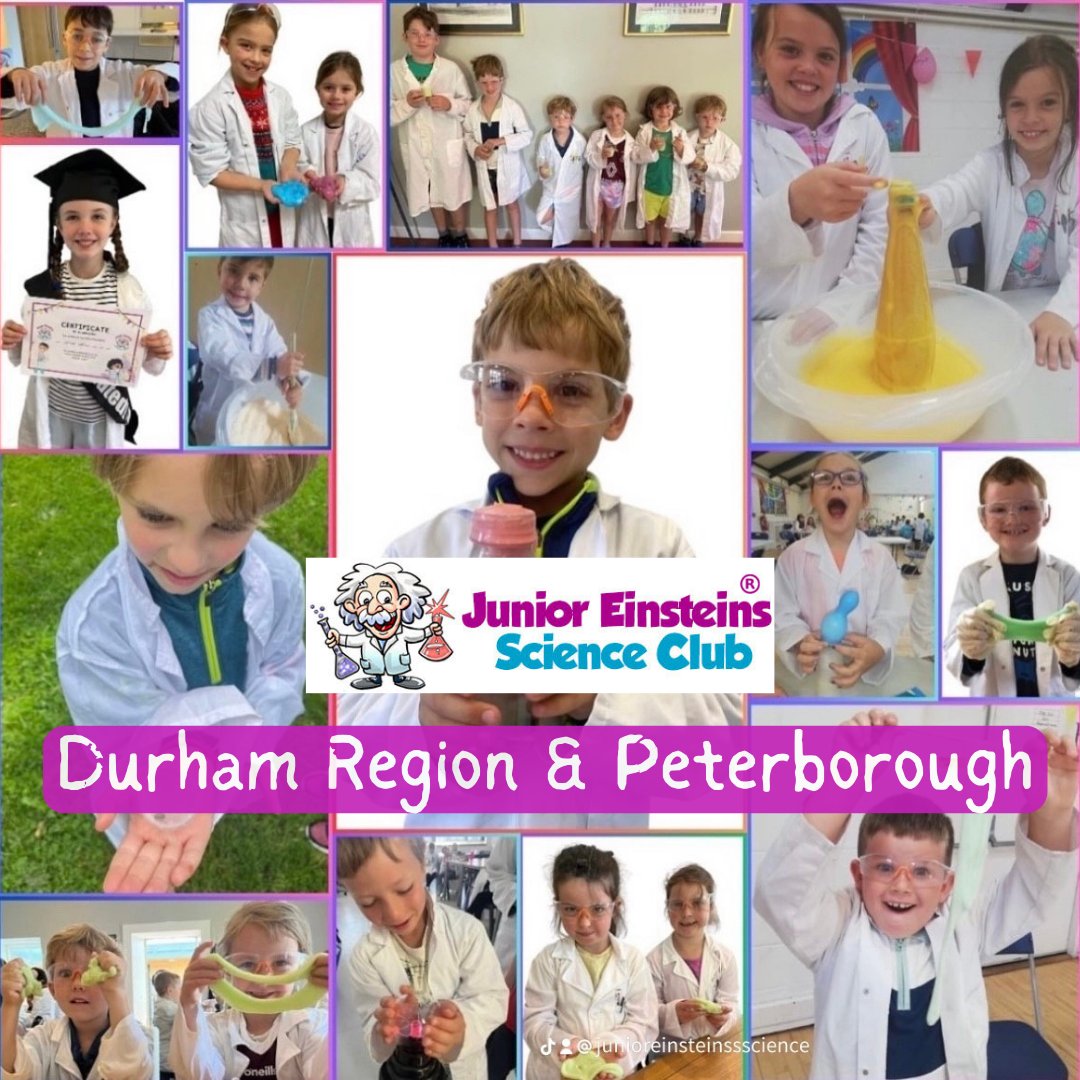 Junior Einsteins Science Club; nurturing children's natural creativity, imagination and curiosity #STEM #STEMed #STEMeducation #learning #kids #fun #science #peterborough #Oshawa #Ajax #Whitby #Pickering #Courtice #Clarington #Portperry #Ontario