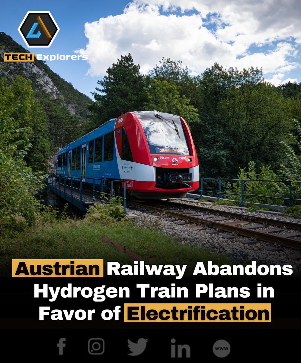 themestimes's tweet image. An Austrian railway scrap plans for hydrogen trains after a study reveals batteries are a cheaper and faster option for going green.  

For More Details: myelectricsparks.com/austrian-railw…

#RailwayTechnology #Decarbonization #HydrogenVsBattery #ZillertalRailway #TUWien