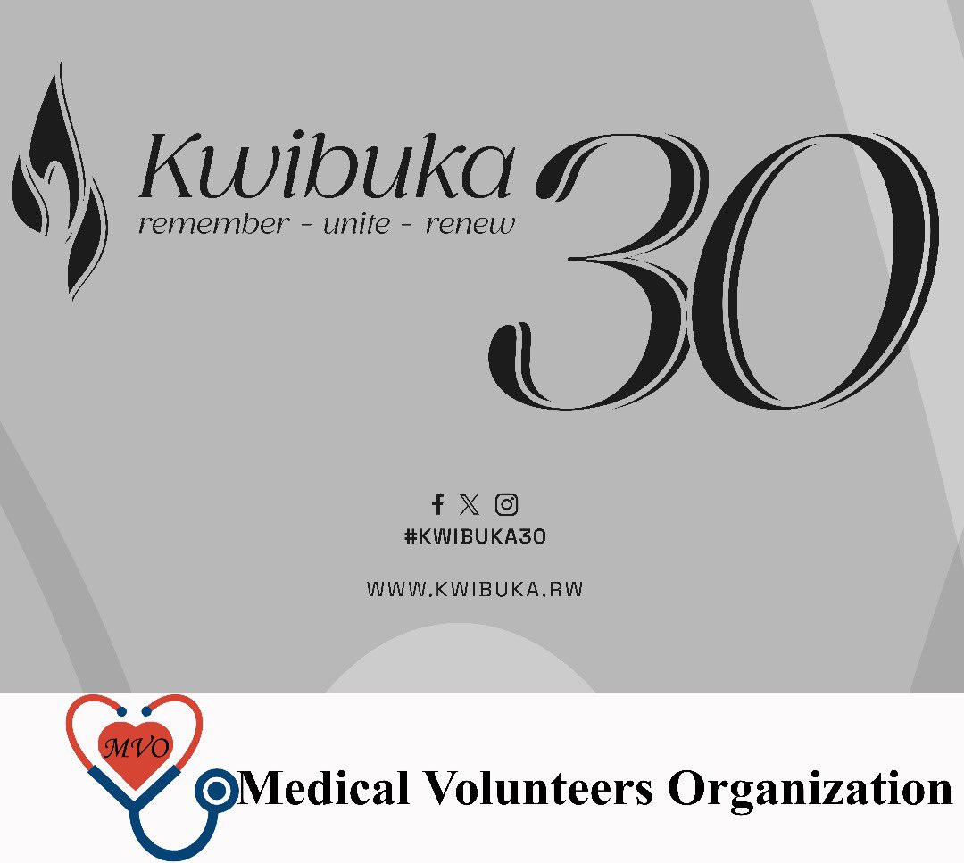 30 years after the 1994 Genocide against the Tutsi, we remember.

We pay tribute to the victims of the Genocide, honour the resilience of the survivors, and reflect on Rwanda's transformation journey through unity and reconciliation.

Remember. Unite. Renew
#Kwibuka30