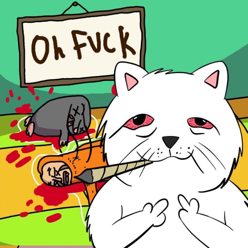 Sendorthe1's tweet photo. @TheMisterFrog IM JUSY STONED APING CAT WIF WEED $CWW

 https://t.co/zbOVEgVflf https://t.co/mMbHST9PYq
