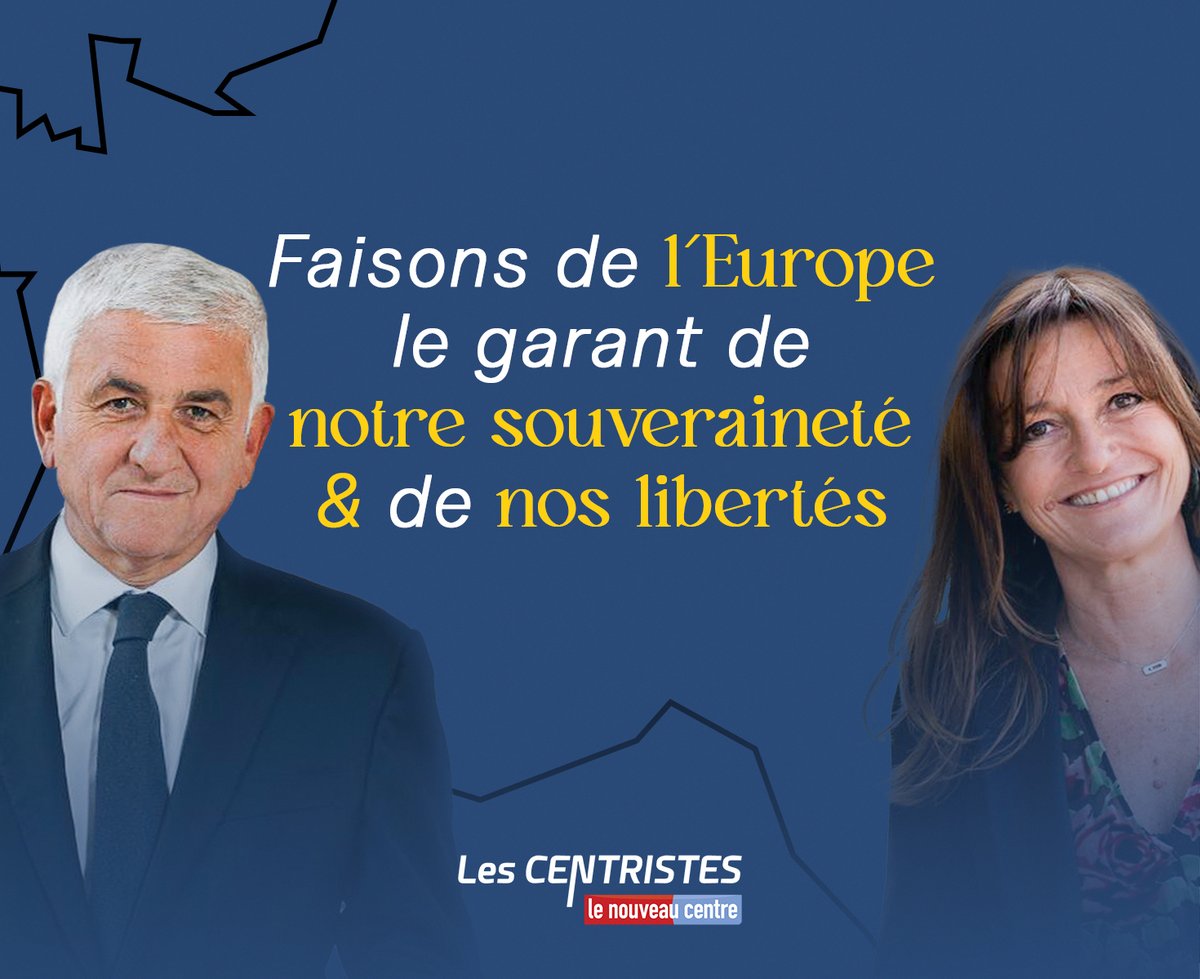 Le #9juin, les Français et tous les citoyens européens décideront de leur avenir. Retrouvez notre tribune : La souveraineté de l’Europe garantit la liberté des Européens ! → les-centristes.fr/europe-2024