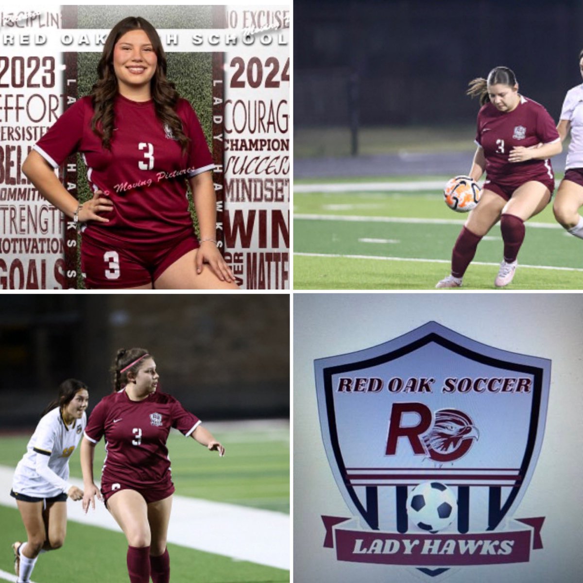 Congrats to #3 Elizabeth Perette for earning 1st team All district in 14-5A. Liz is a TRUE team player, playing keeper when needed or midfield when asked. She is well deserving and will do great things.@roisdathletics @SportsDayHS @eelizabeth_p @tascosoccer @EllisCoSports