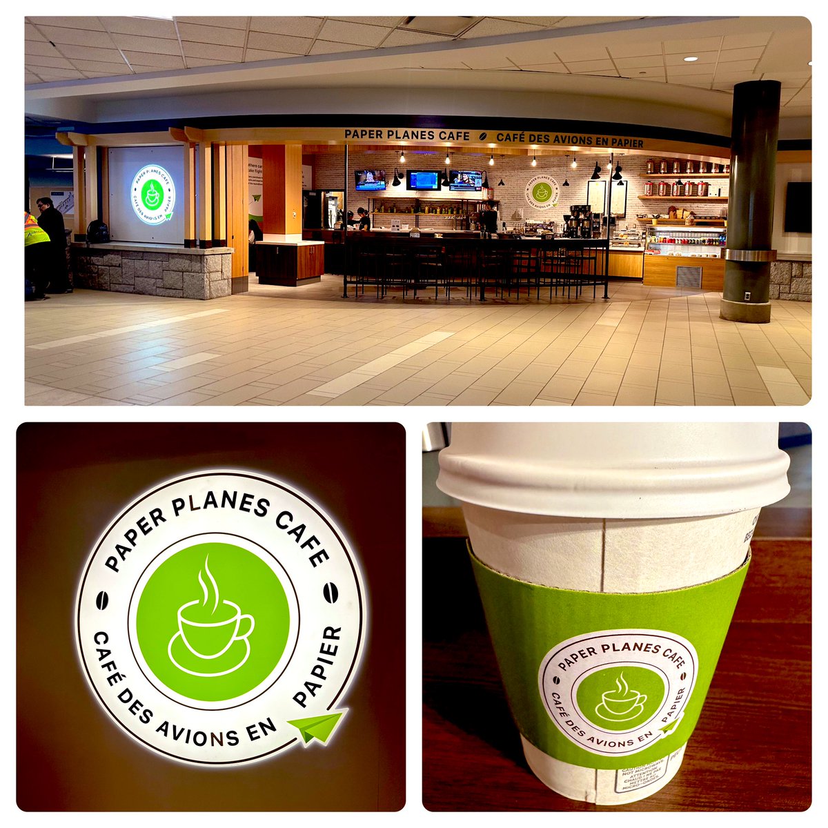 Finally had the chance to visit @pacificautism Paper Planes Cafe @yvrairport I am so glad programs like this exist!