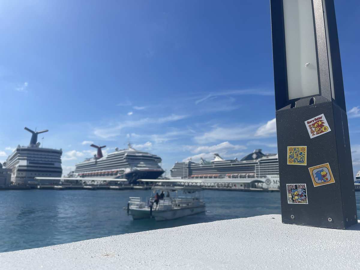 Nassau Cruise Port
Nassau, The Bahamas

#thestickerisbitcoin
#HarryPotterObamaSonic10Inu