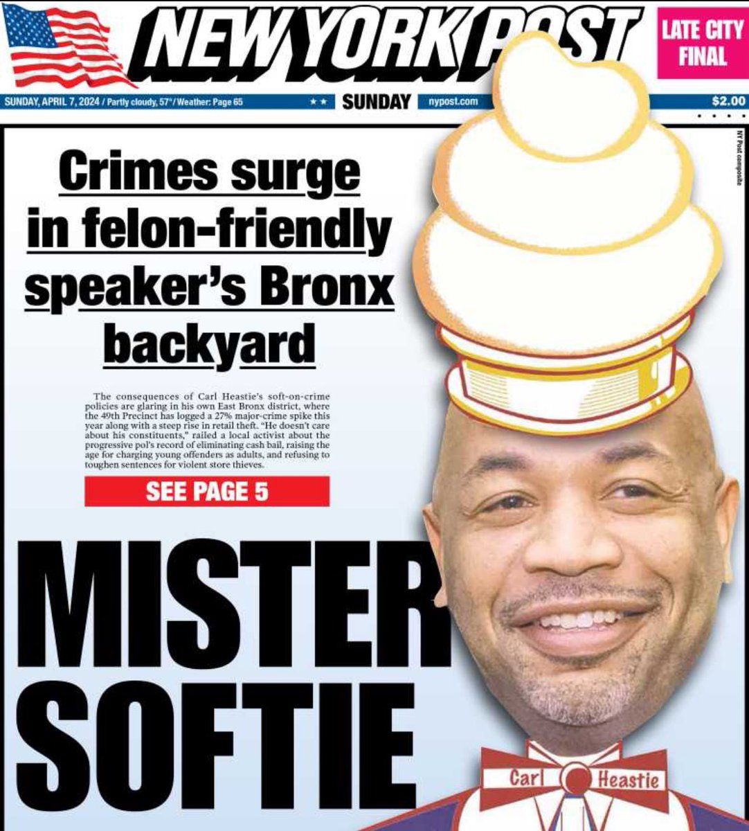 Heastie and his criminal-loving cabal have said NO TO PUBLIC SAFETY for New Yorkers Still missing is the voice of Senator Gillibrand. Her silence is deafening as New Yorkers are victimized twice — once by criminals and again by those representing them who created this crisis!
