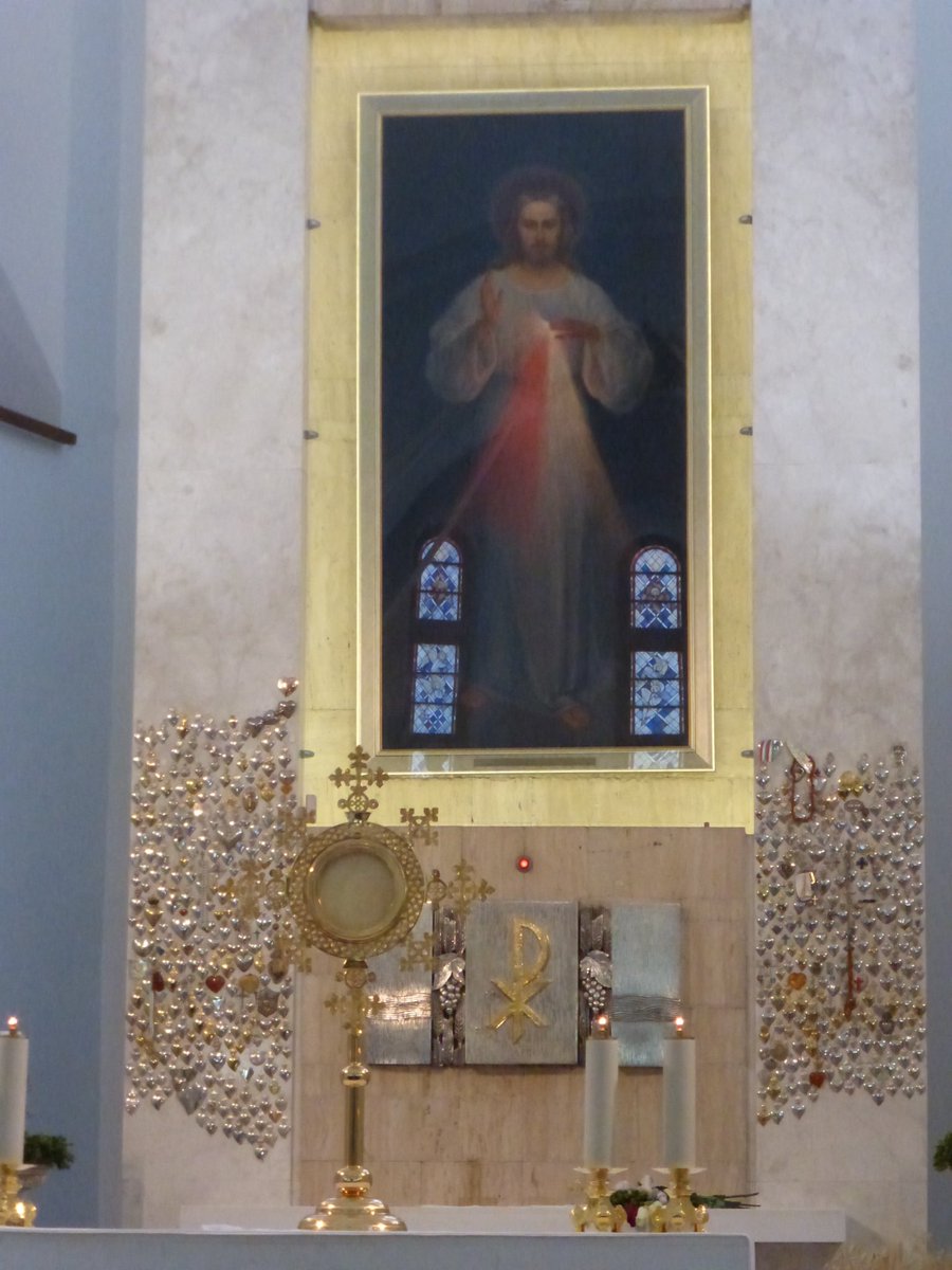 On Divine Mercy Sunday, I wanted to share these pictures. In 2015, I visited the Divine Mercy Sanctuary (Holy Trinity Church) in Vilnius, Lithuania to see the original image painted at the direction of St. Faustina Kowalska.