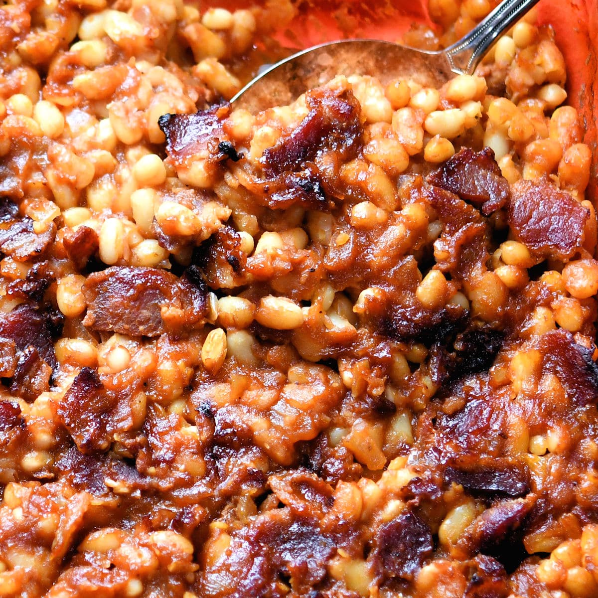 24biterecipes's tweet photo. Impress your guests with these Homemade Baked Beans crafted from scratch. No canned beans here! Perfect for any gathering from potlucks to holidays. #recipe https://t.co/VNf6xZDYsV https://t.co/aENmkoWoCt