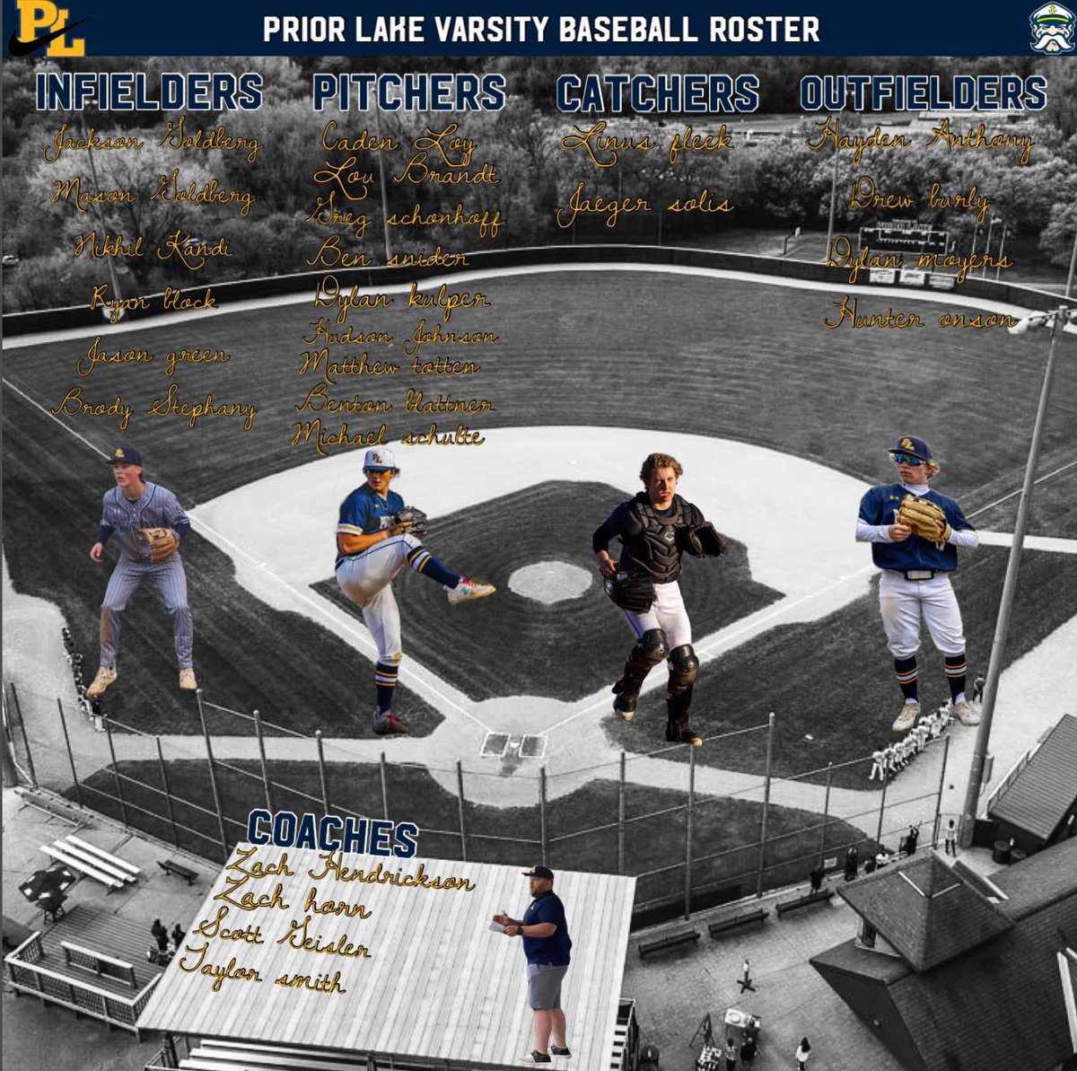 PL_ESPN's tweet image. Official 2024 season starting varsity roster