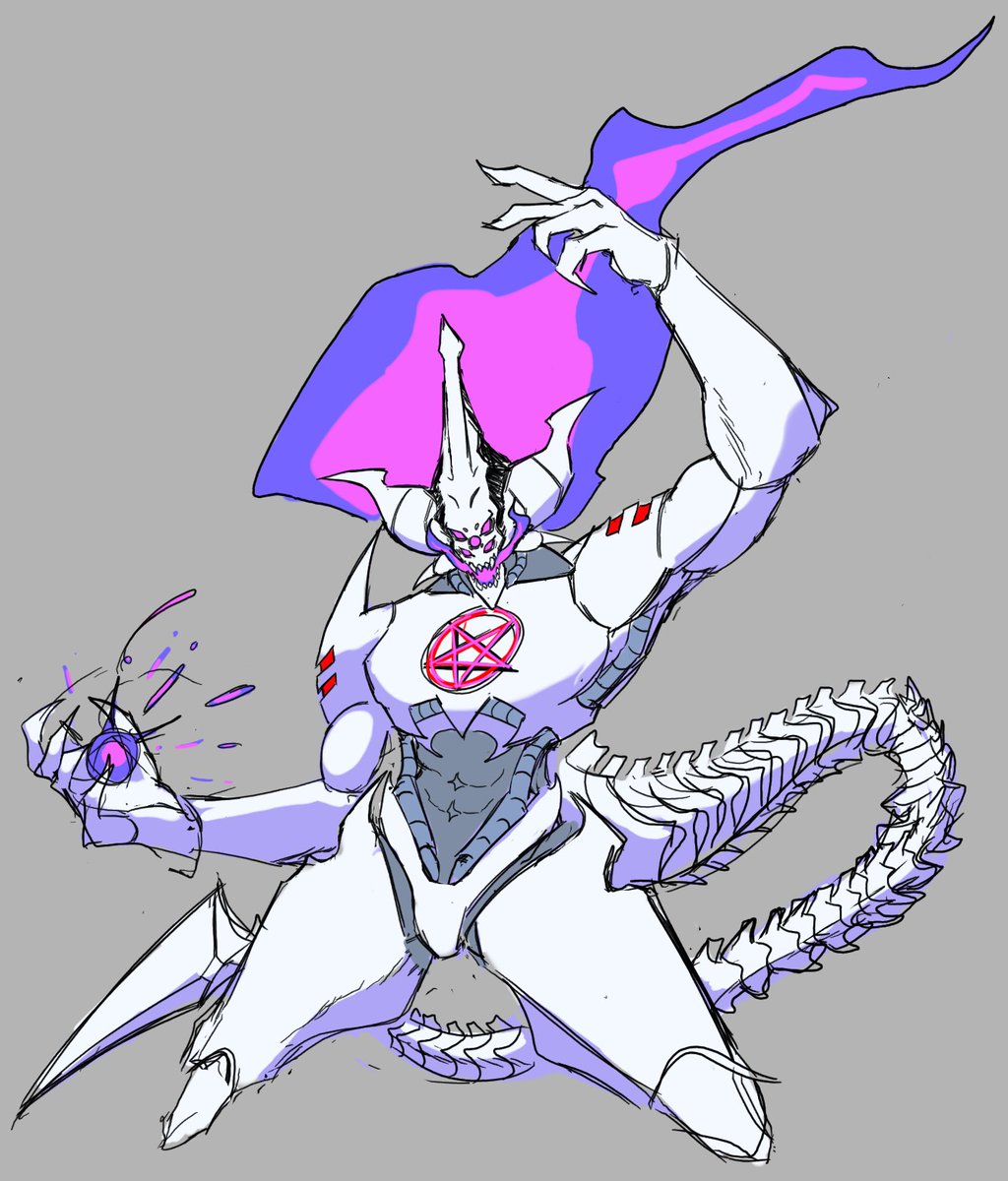 @CypressDahlia this is actually exactly how I came up with a lot of my demon shapes! I need to get back to it though, I'm rusty 