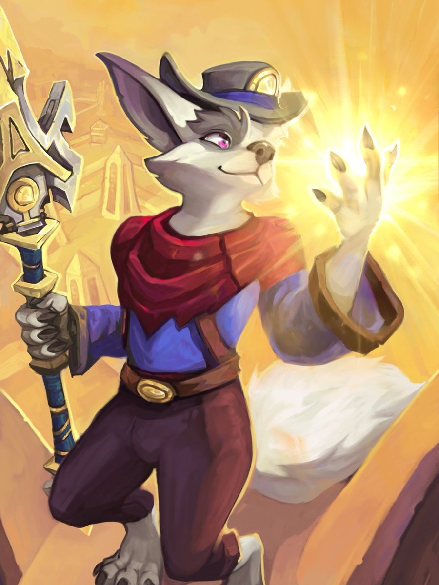 Camellio with sun magic for <a href="/Camellio_/">Camel</a> ☀️

Thanks for opportunity to work on your lovely vulpera one more time ❤️