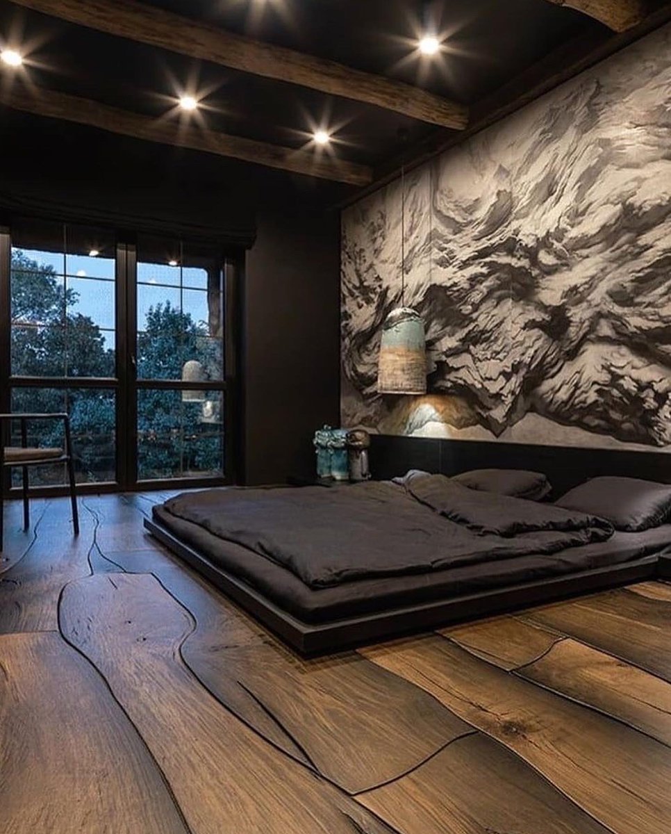 Modern bedroom.