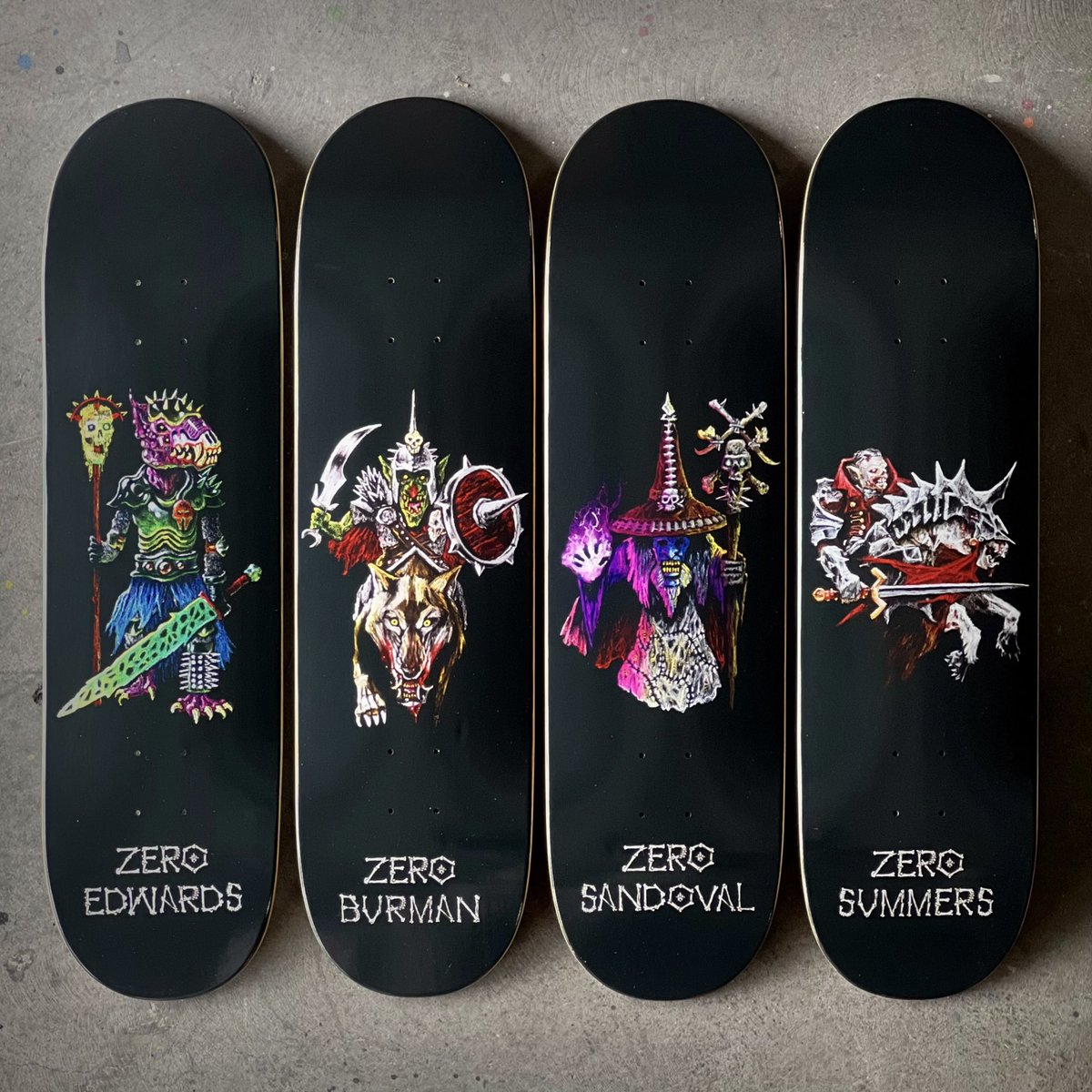 ‘DITCH WITCH’ 🔥⚔️ new series now available on the ZERO site zeroskateboards.com/collections/di…