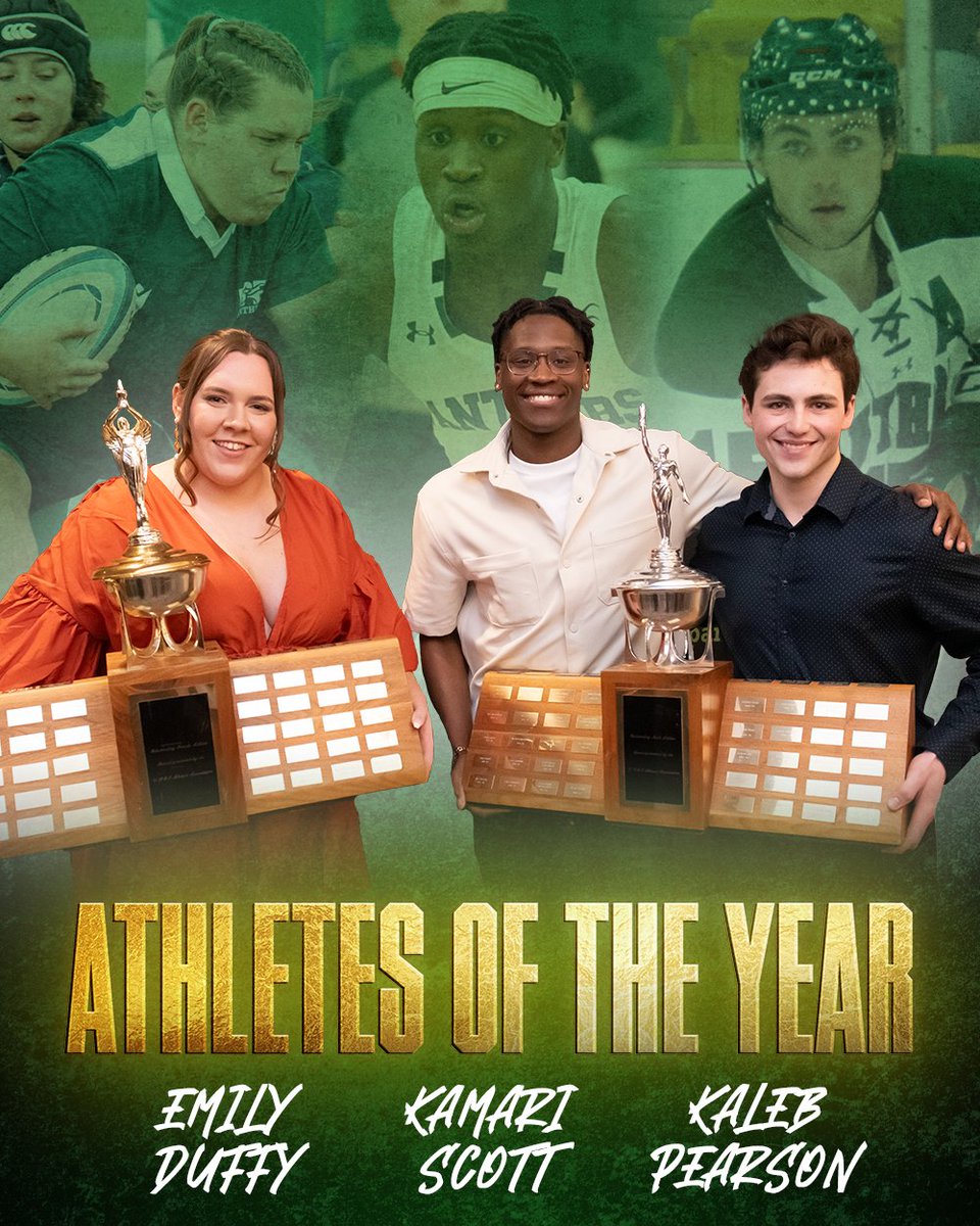 ICYMI: Emily Duffy, Kamari Scott, and Kaleb Pearson named UPEI Athletes of the Year Click on the link below for complete list of winners from Friday night's Panther Celebration🏆 gopanthersgo.ca/general/2023-2… #GoPanthersGo | #AwardsGala