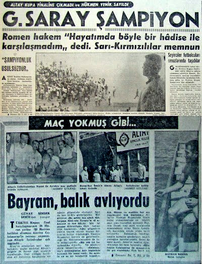 Fenerbahçe'nin Sahadan Çekilmesi Finallerde Yaşanan İlk Olay Değildi

1964 yılında Galatasaray - Altay arasında oynanan Türkiye Kupası final maçında, Altaylı oyuncular sahaya çıkmayarak protesto etmiş ve hükmen mağlup sayılmışlardı.

#GSvsFB #Galatasaray #Fenerbahçe #Altay