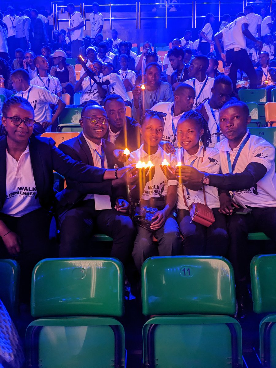 We light candles of hope! A symbol of Resilience within and the belief in a brighter tomorrow! Remember-Unite-Renew #Kwibuka30 #KwibukaTwiyubaka