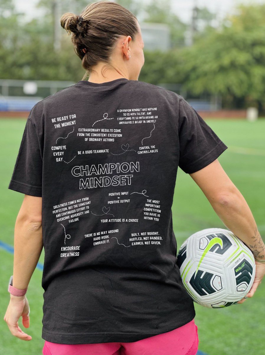 Champion mindset tees, crews and hoodies🙌 soccergrlprobs.com/collections/all