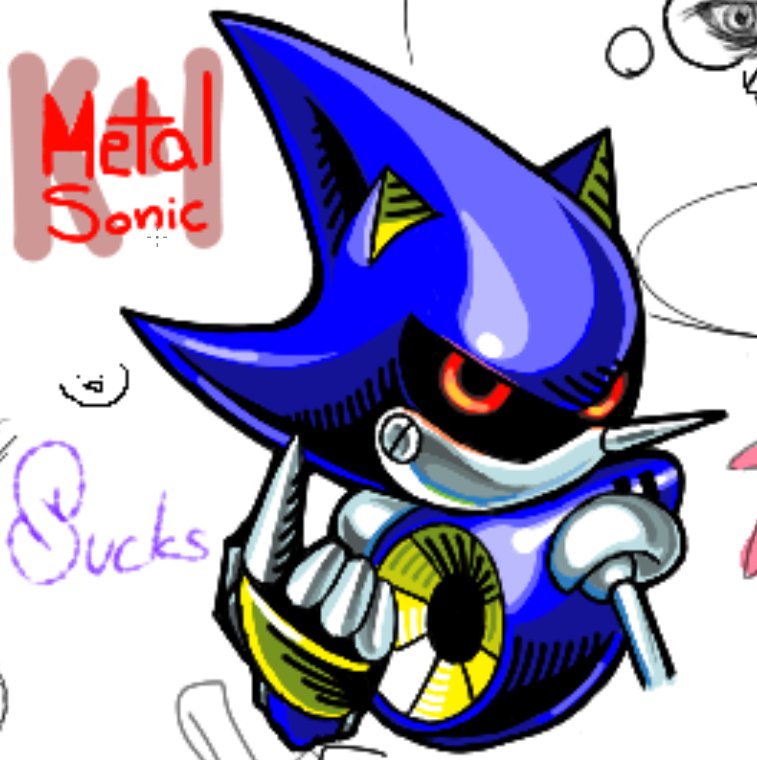 Forged from the molten plastic of Magma's website

#SonicTheHedeghog #MetalSonic