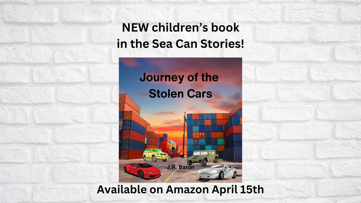 NEW! "Journey of the Stolen Cars" by J.R. Baron. Available on <a href="/amazonbooks/">Amazon Books</a> on April 15, 2024. 
#kidlit #books