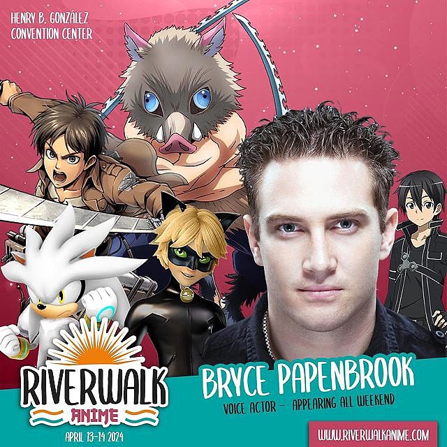 See everyone 4/13 - 4/14 at Riverwalk Anime in San Antonio, #TX 🙌 The lineup is stacked, and I’ll be there all weekend 🔥 You don’t want to miss it! Can’t wait to see you there 🤗 #RiverwalkAnime #SanAntonio #Anime #ErenJaeger #Inosuke #Kirito #CatNoir #SilverTheHedgehog