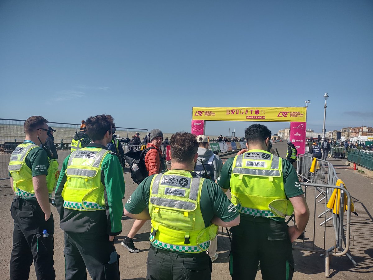 Today marked our first finish line events of the year, at <a href="/LLHalf/">London Landmarks Half Marathon</a> and <a href="/BrightonMarathn/">Brighton Marathon Weekend</a> - featuring some of our newest members on their first event!