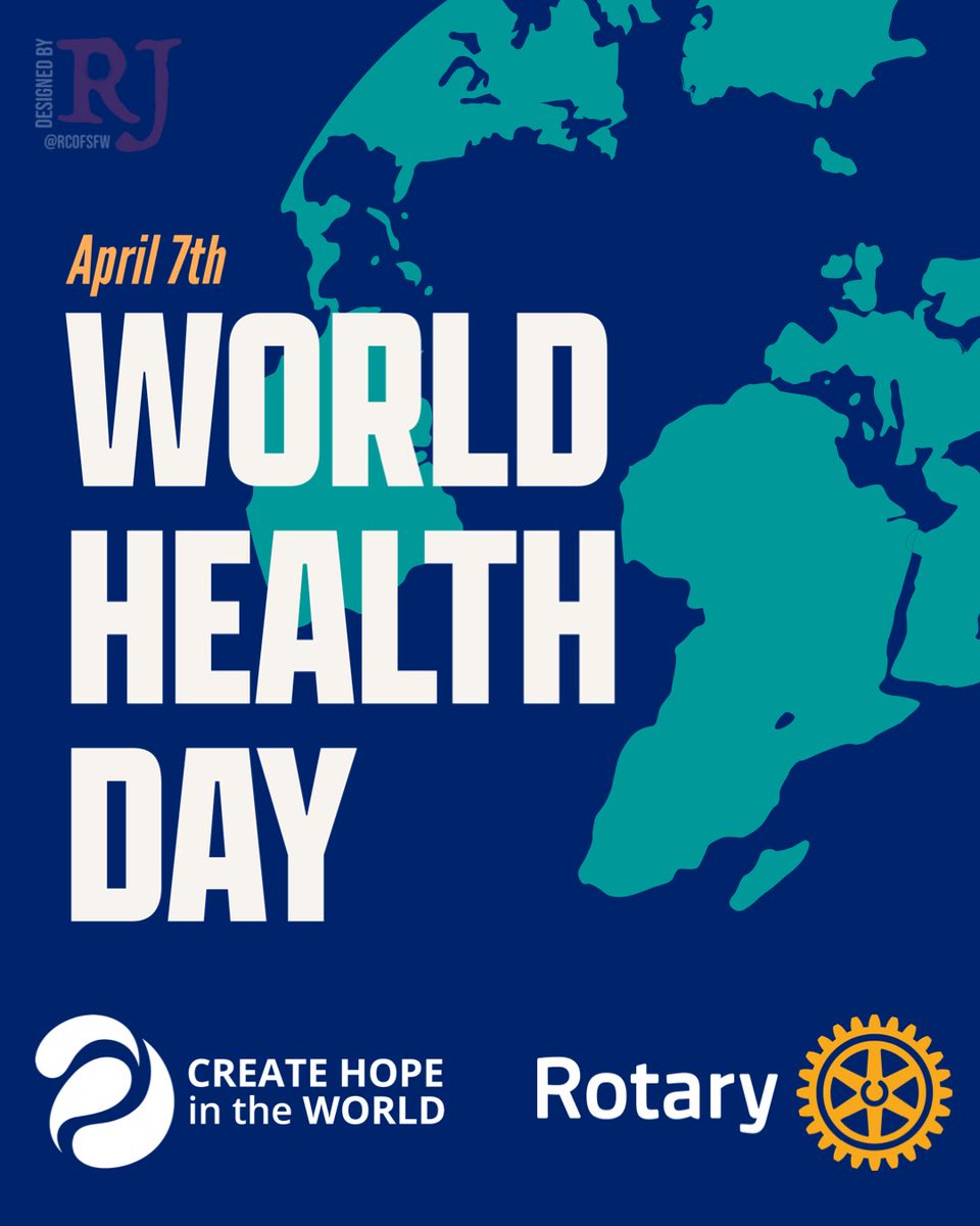 April 7th is World Health Day. The theme for the World Health Day 2024 is 'My Health, My Right.'