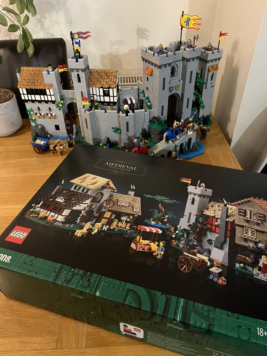 A Lego update?? Sure why not. Built the Lion Knights’ Castle, and it is stunning. Gonna add the Medieval Town Square next. Will post photos when it’s done