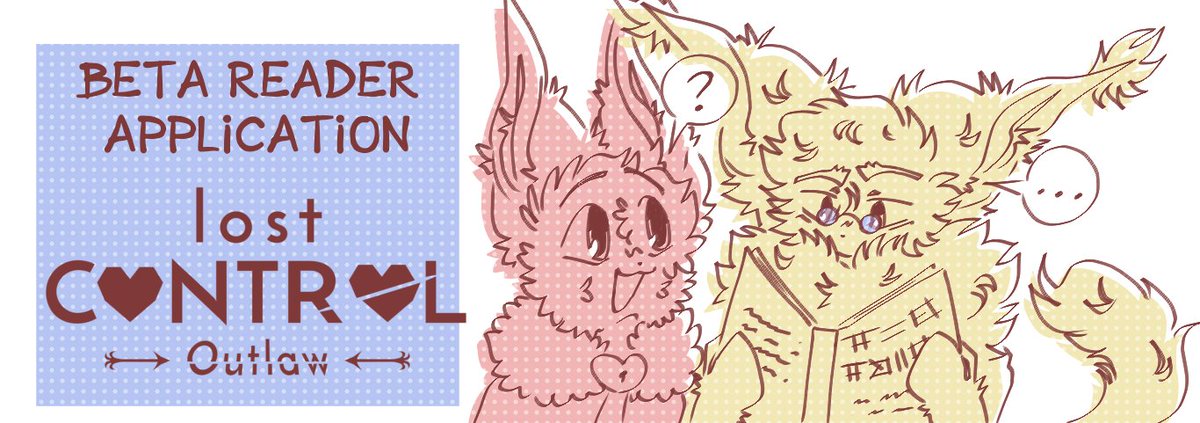 LostCONTROLOff's tweet photo. Today I'm looking for beta readers!
You can apply through the form (no Gmail address acquired unless you want to communicate through it) https://t.co/MeAufDlGwk or discuss in DMs! This application will be closing at the end of May.
#comic #furrycomic #betareader #art #furryart https://t.co/l2QW528ADr
