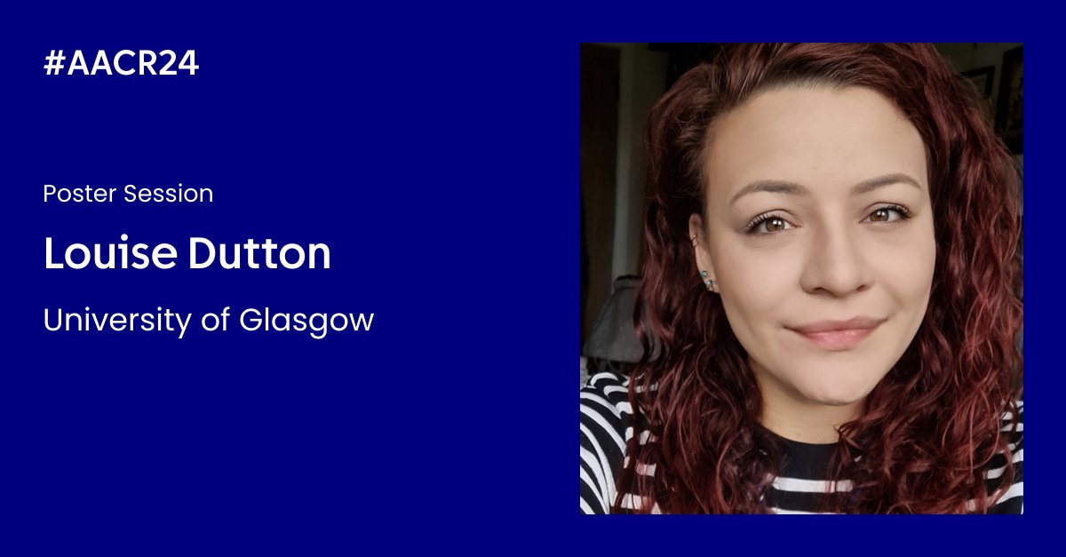 👋Why not stop by to Louise's poster on her research investigating BH-3 mimetics as radiosensitising agents in glioblastoma.

 📌Visit section 28 to learn more.

<a href="/UofGlasgow/">University of Glasgow</a> | #AACR24