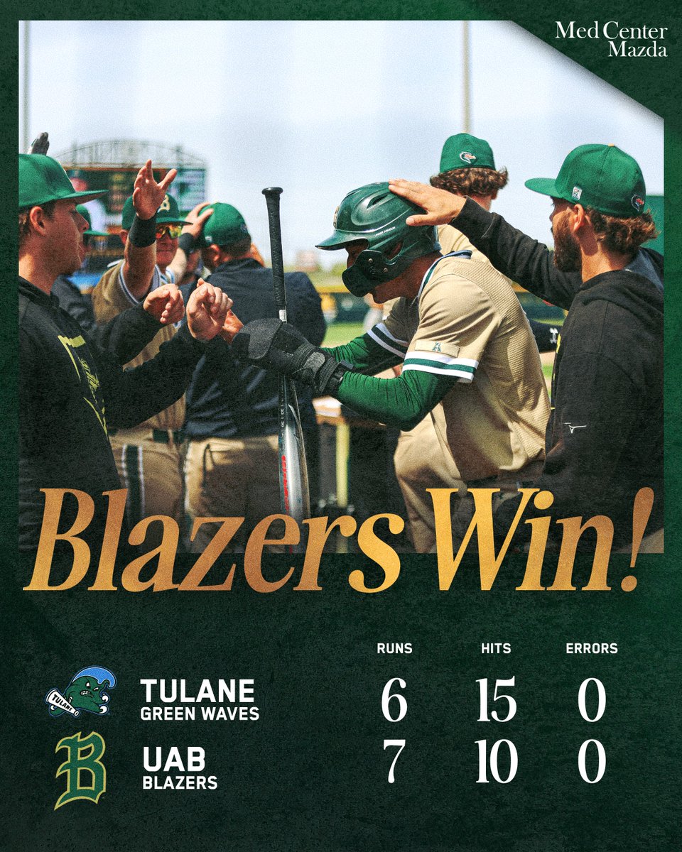 𝐁𝐋𝐀𝐙𝐄𝐑𝐒 𝐖𝐈𝐍!!! First American Athletic Conference series win🐉 #WinAsOne