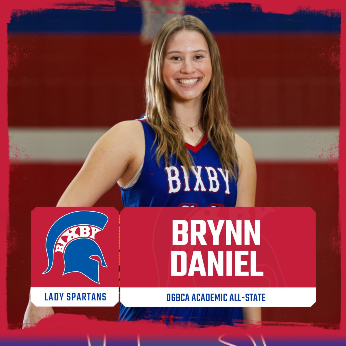 Congratulations to Brynn Daniel for being named to the OGBCA Academic All-State Team! She’s a model of what it means to be a STUDENT-athlete, and what it takes to succeed on and off the floor/field. We are so proud of you! 📚🏀🌟
