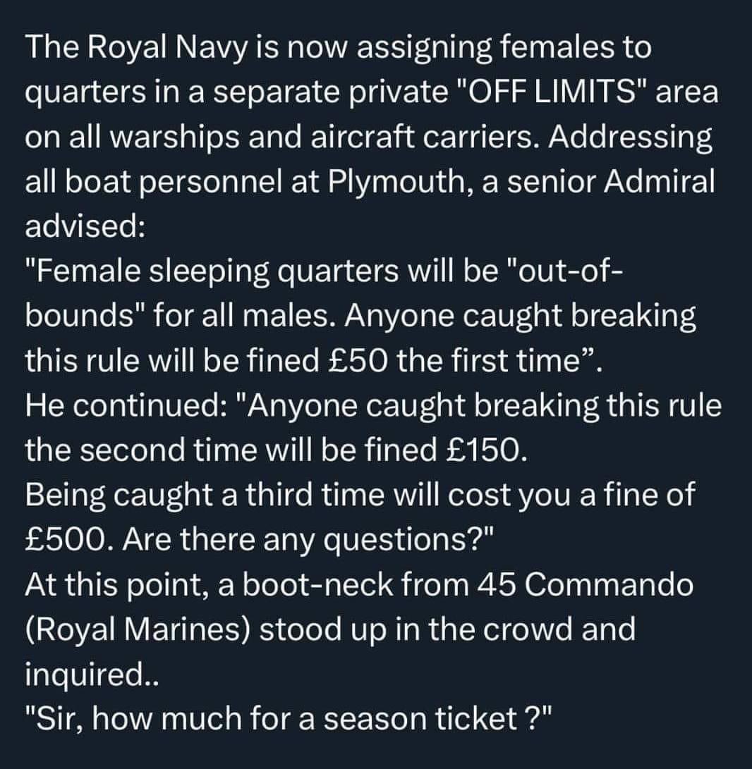 One for the navy lads😂😂😂