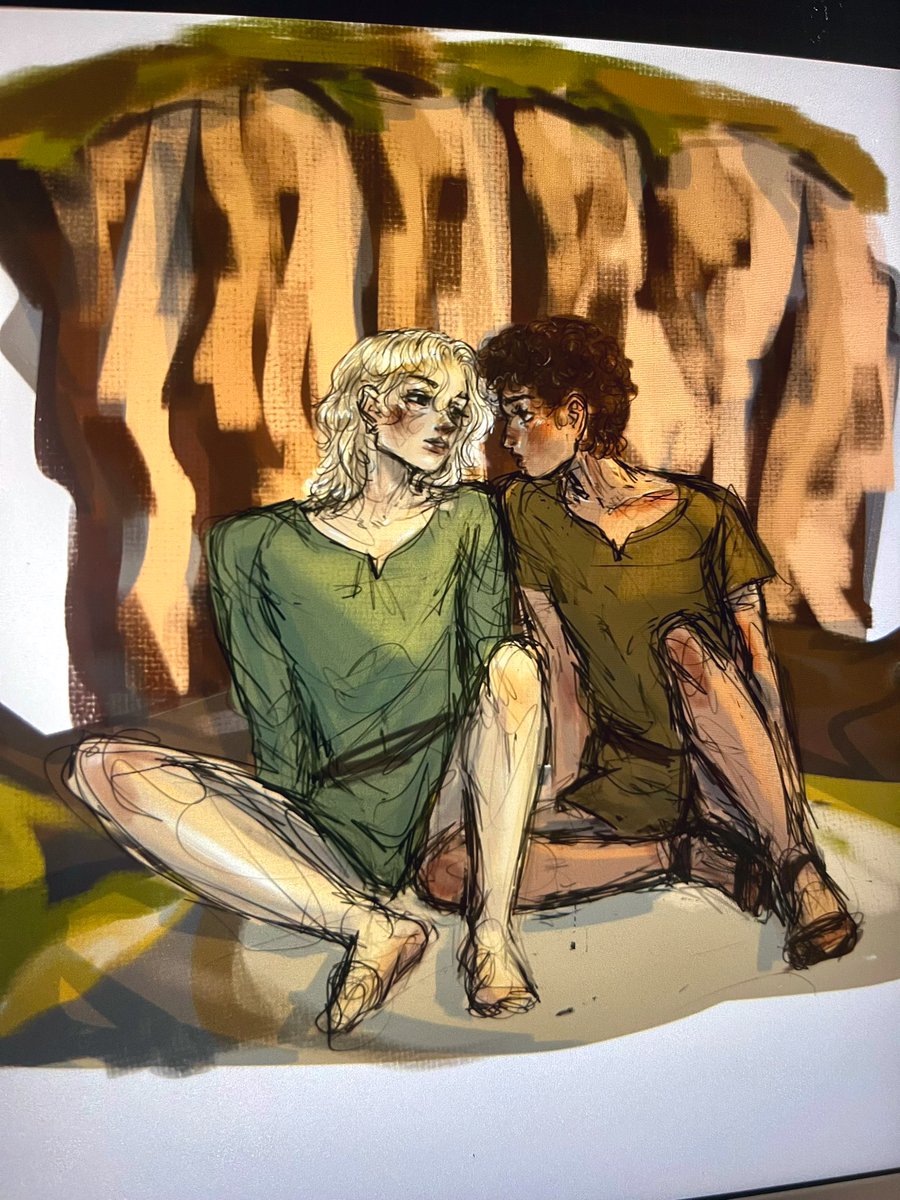 mishrelle_'s tweet photo. That one scene…🤭🤭

Should I clean this up and post it??  Lmk
#achilles #patroclus #patrochilles #thesongofachilles #yanovel #greekmythology https://t.co/32f7iCBrPB