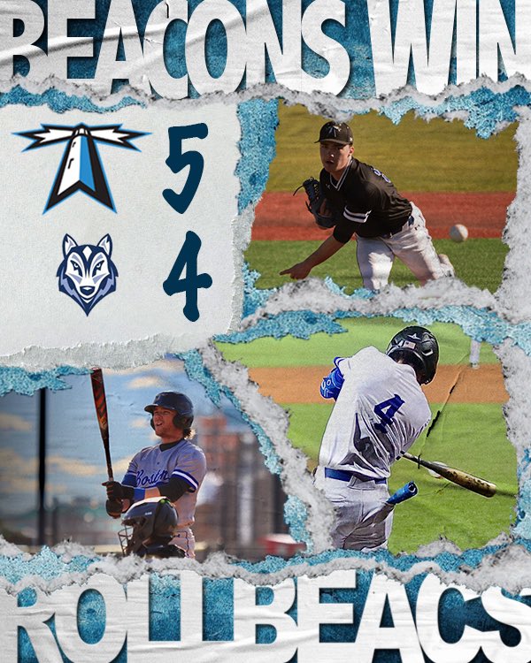 Beacons win with a score of 5-4. Mariano Jimenez with a 3 run homerun. Bostyn Burris with 3 hits. Tom Kierce gets the win and Sam Gray gets the save. #RollBeacs #FeedTheMeter #FindAWay