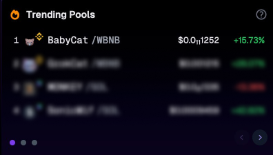 Baby Cat is trending on <a href="/GeckoTerminal/">GeckoTerminal</a> non-stop! 🐸

Stay tuned for more bullish news coming!

$BabyCat will soon trend everywhere 👀🚀

geckoterminal.com