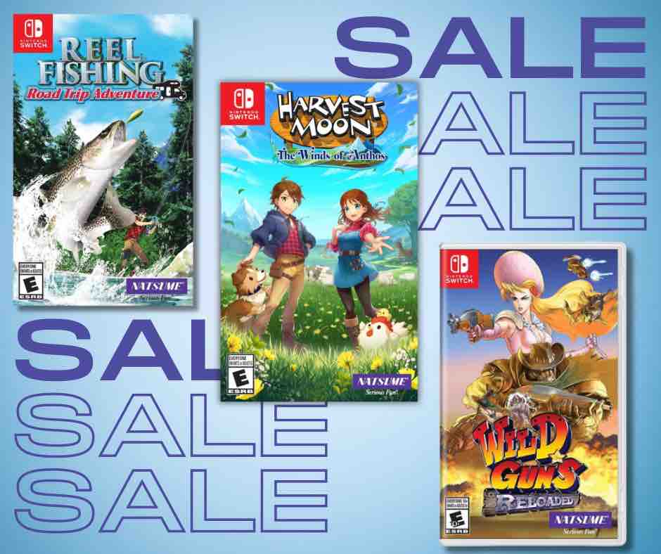 Today is the last day to take advantage of up to 50% off select titles on Switch, including Harvest Moon: The Winds of Anthos!
