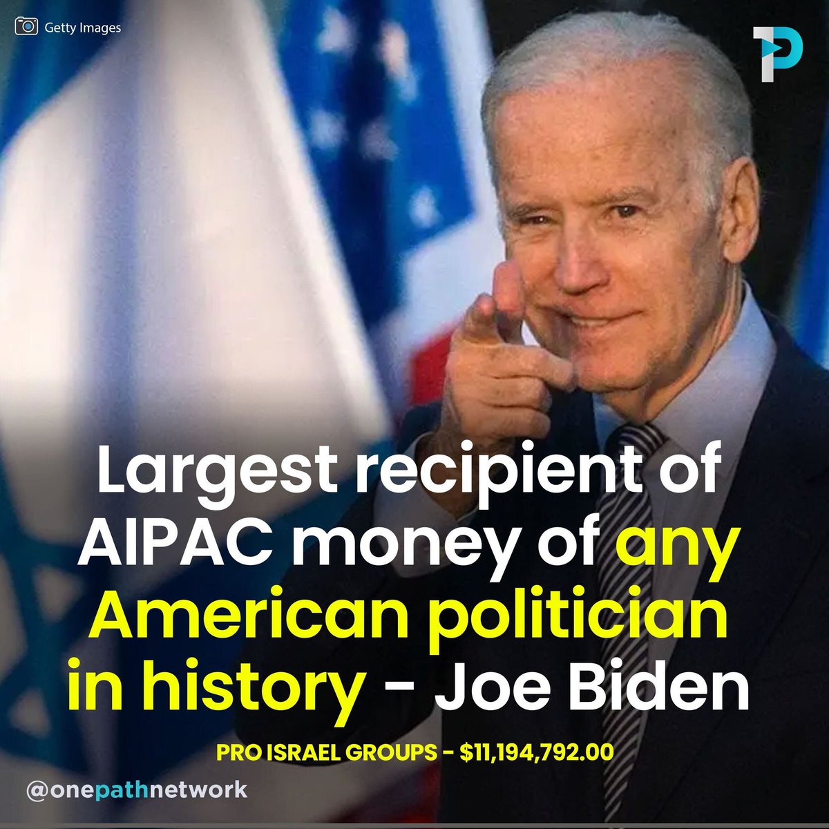 Of course someone would be a lifelong Zionist genocide supporter and feed them weapons when youre paid $11 million dollars.