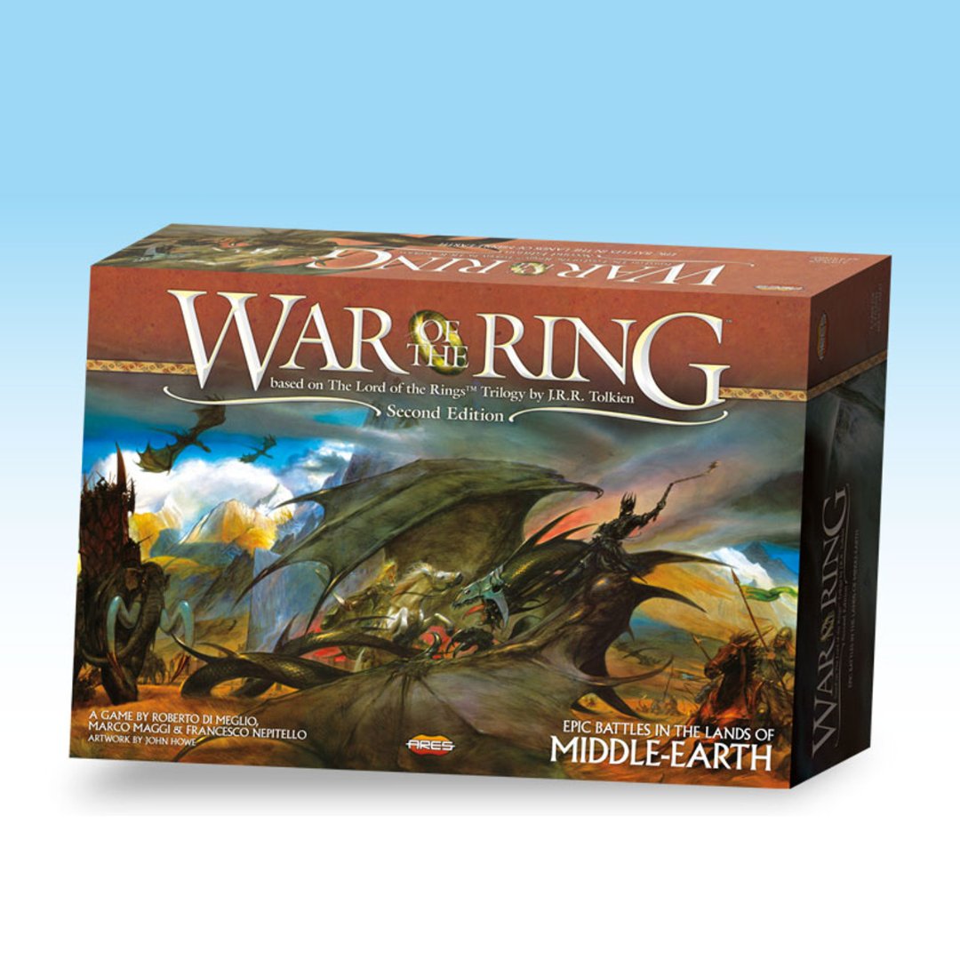 'War of the Ring by @AresGamesSrl is the best way to consume the Lord of the Rings world and story after reading the books or movie. What a rich experience! It's the perfect game for 2 players and is actually my favorite game to play with my dad' - Zack, VOM GR #staffpicks