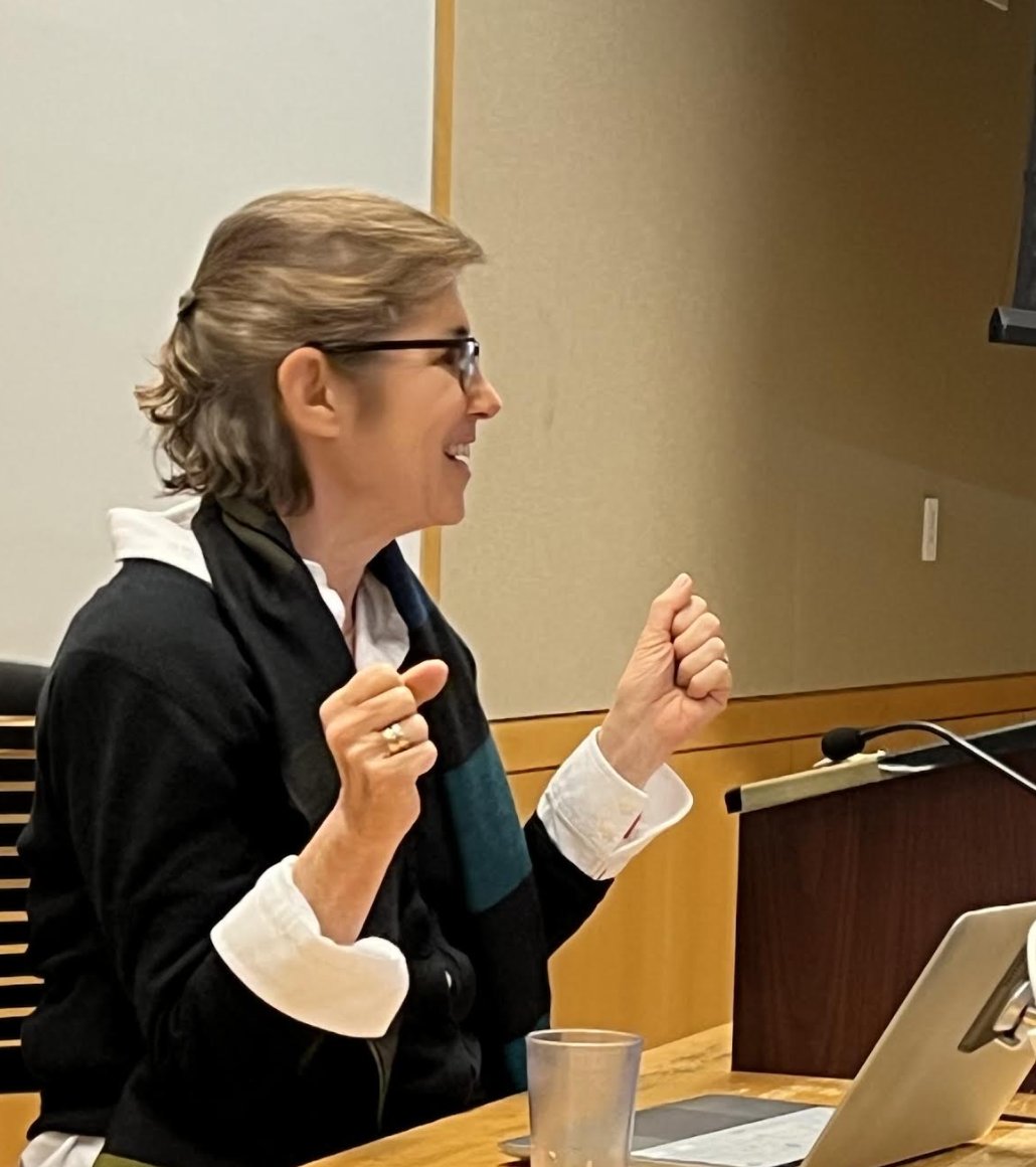 Professor Brad Adams & Professor Cathy Zimmerman speak to UC Berkeley international humanitarian law students about #humantrafficking & #forcedlabor. @HTLegalCenter was thrilled to participate in this class to discuss #corporateaccountability with brilliant UC Berkeley students.