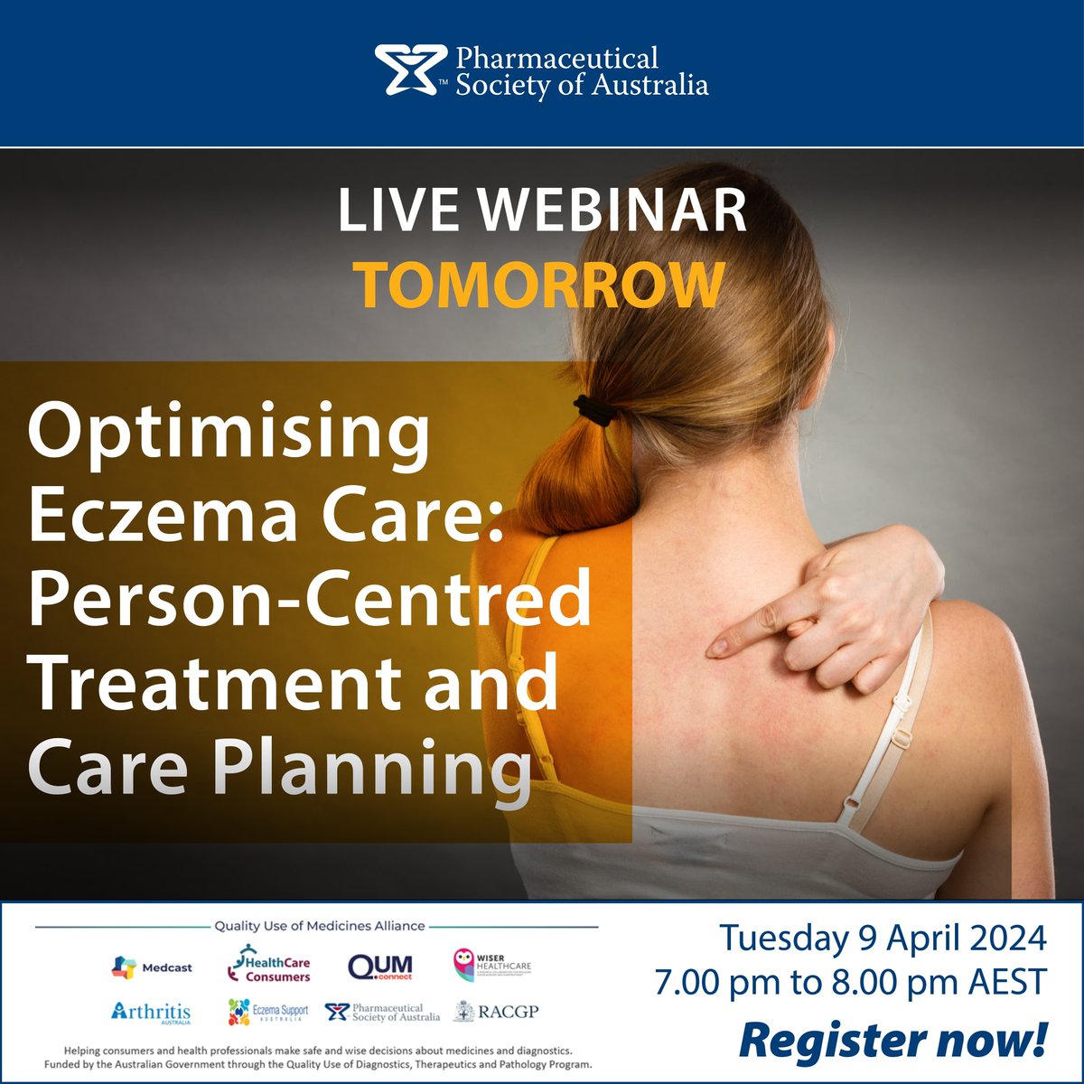 It’s your LAST CHANCE to register for tomorrow’s webinar on patient-centred eczema care. Whether you’re offering skin clinics or looking to expand your knowledge, this is a webinar not to be missed. Register at buff.ly/3x2eetm