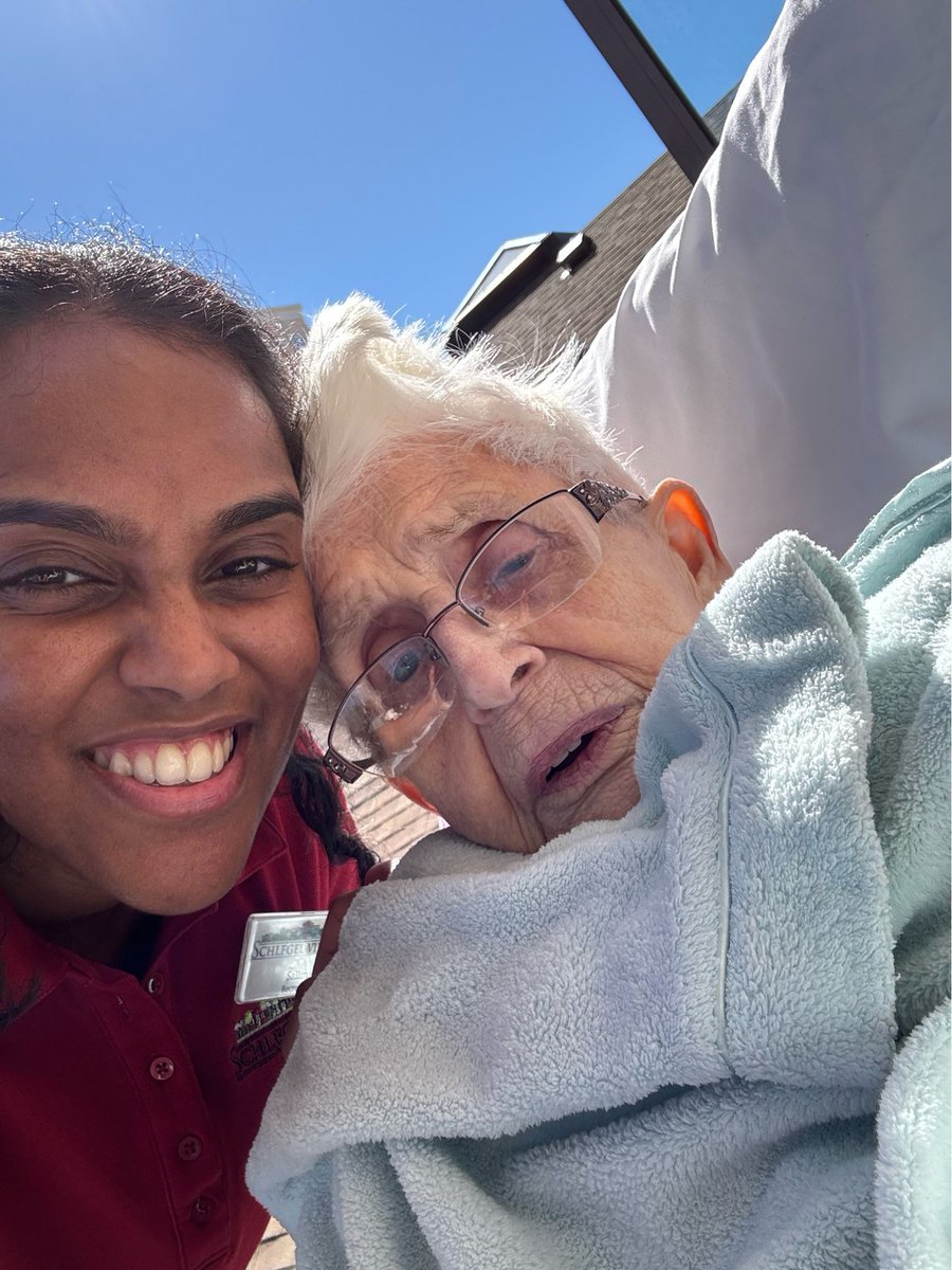 Claremont residents enjoyed a beautiful Sunday afternoon on the balcony! Spring has finally sprung!