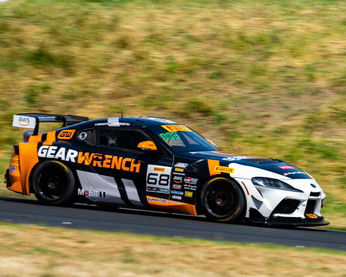 Finished just shy of a podium fourth in class today! Great start to the season for the number 68 car! Ready for the rest of 2024! 

#TylerGonzalez / #TylerGonzalezRacing / #GT4America / #PirelliGT4America / @smoogeracing / @gearwrenchtools / @gt4america / @racesonoma