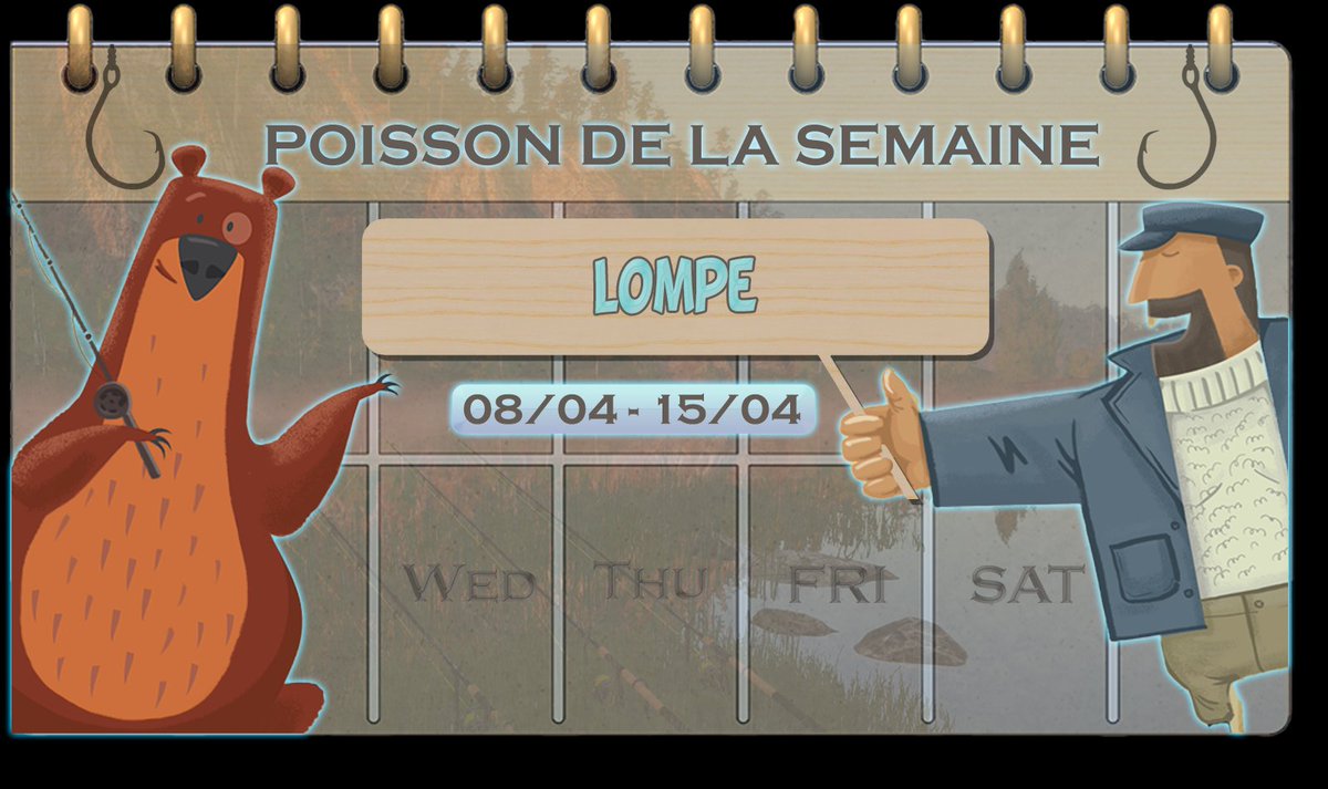 rf4fr's tweet image. Chères pêcheuses et chers pêcheurs,  

Voici le prochain #défi hebdomadaire du 08/04 au 15/04.   

Poisson de la semaine : Lompe  

Plus d'informations ici : rf4game.fr/forum/index.ph……          

Amicalement, 

L'équipe FishSoft