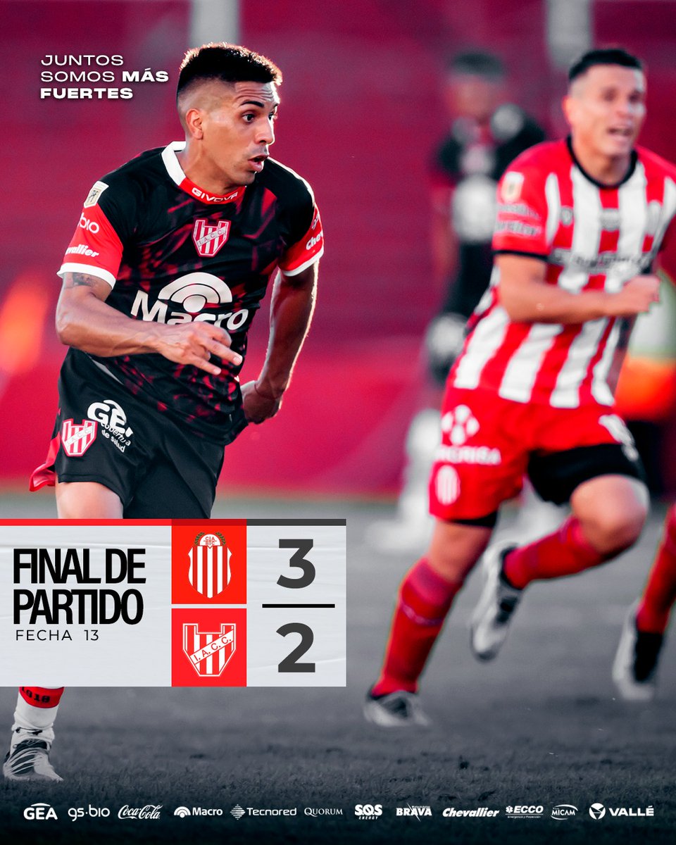 🔚 Final del partido.

Barracas 3️⃣🆚2️⃣ #Instituto

#CopaSurFinanzas ⚽️
#JuegaInstituto 🇦🇹