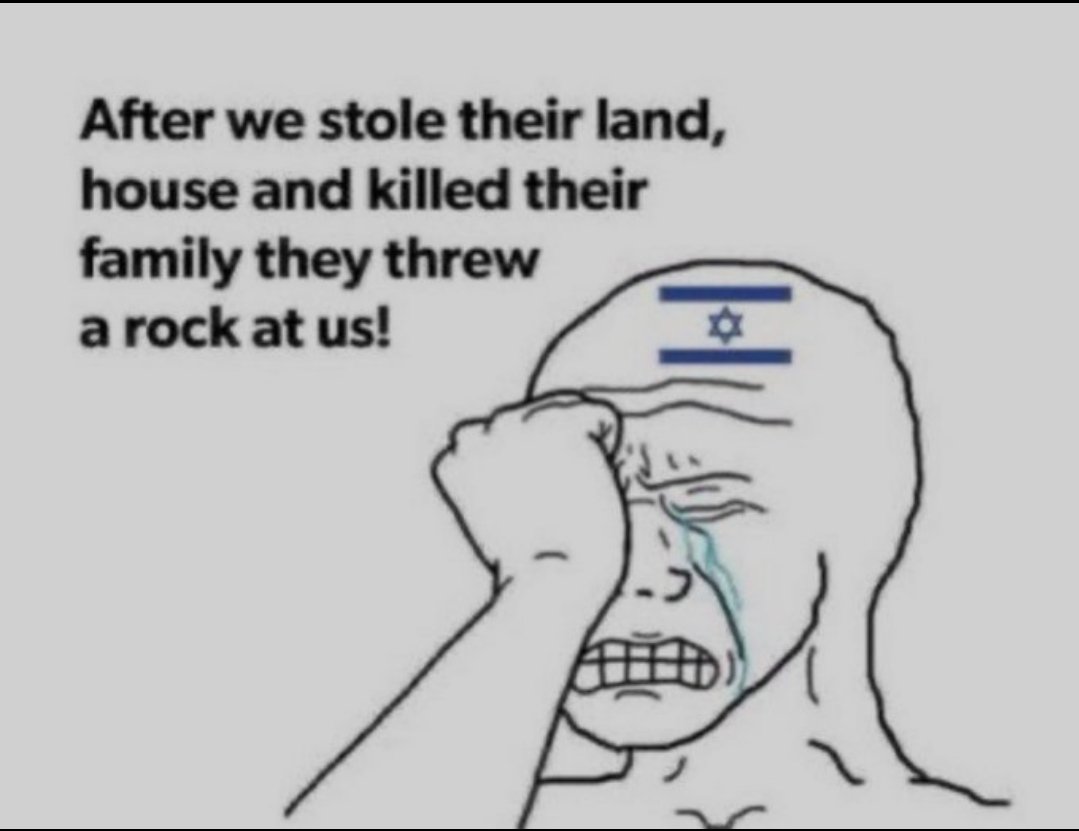 @RyLiberty @CensoredMen The Israelites with crocodile tears.