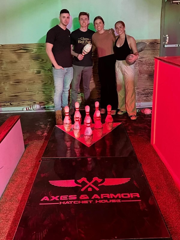 Family Night and Football bowling! 🎳 What could be better?

#axesandarmor #faync #fay #fayettevillenc #springlakenc #raefordnc #ftbragg #fortbragg #ftliberty #fortliberty #axethrowing #pool #poolleague #ladiesnight #kidsnight #axe #northcarolina #fun #summerevents