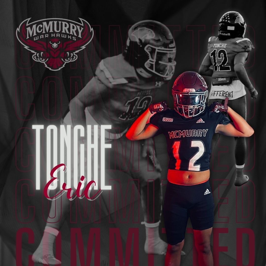 #AGTG First & Foremost I want to thank god for giving me the opportunity to be blessed with a student athlete ability. I want to thanks @Coach_Hadnot for helping me get through this recruiting proccess. Im taking my talents to @McMURRYFOOTBALL Respect My Decision🙌🏾 @Coopercoogs1
