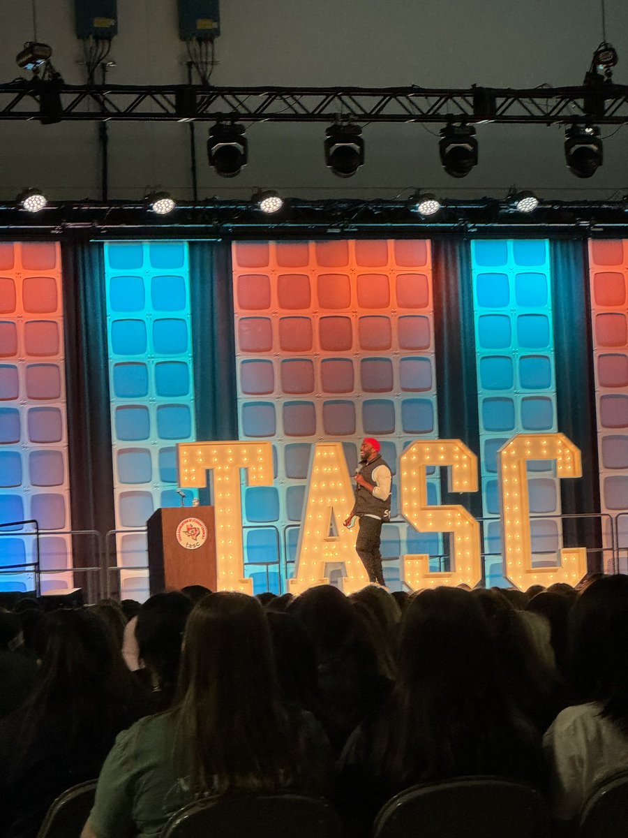 Eastlake leaders at the TASC state conference. Applied knowledge is power. Great message by today's motivational speaker.