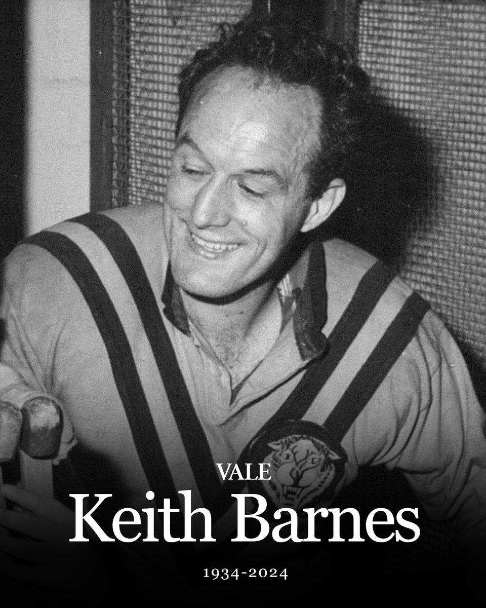 R.I.P Balmain Tigers legend Keith Barnes