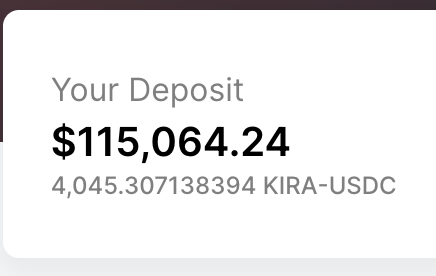 AndyRewNFT's tweet image. I am once again putting my money where my mouth is. 

Added 20% of the TVL to the $KIRA LP 🍻 

@JupiterExchange DLMM's are intuitive, easy to use let me set my pool to buy any $KIRA that you want to sell, while letting me set a high range for the sell price. 

$KIRA under $1 is