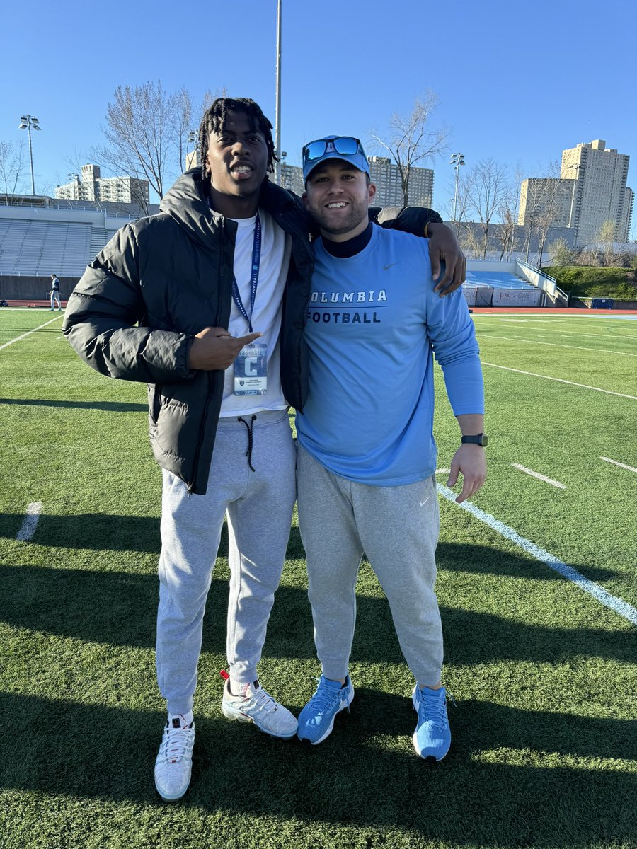 I had a great time at Columbia University I hope to be on campus again soon! F.I.G.H.T @CULionsFB